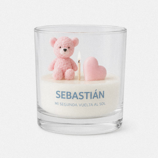 Vaso osito corazón